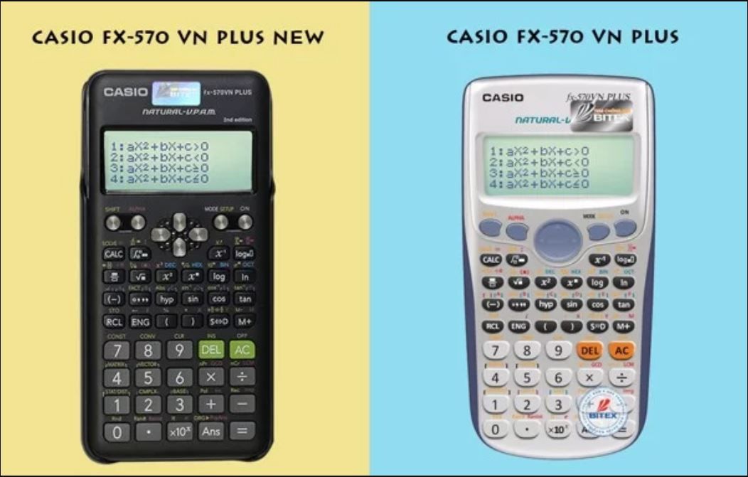 Sự khác biệt Casio FX 570Vn Plus 2nd Edition