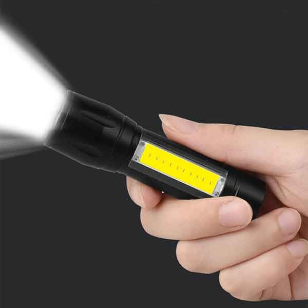 đèn pin mini siêu sáng sạc điện