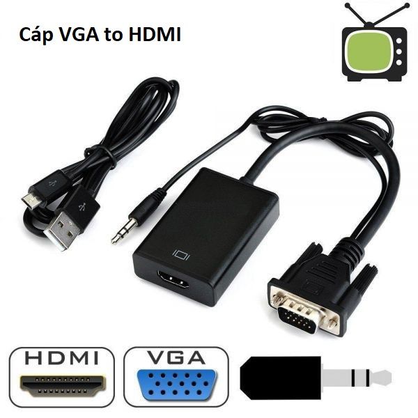Bộ chuyển đổi VGA to HDMI
