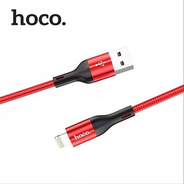 Cáp sạc dây ngắn Hoco X2 màu đỏ