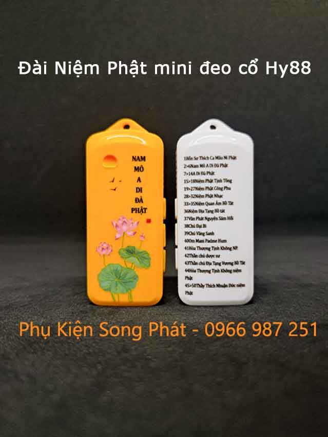 Đài Niệm Phật Mini Đeo Cổ Hy88