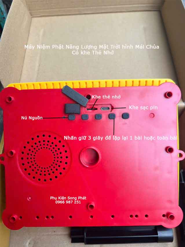 Chức Năng Máy Niệm Phật Năng Lượng Mặt Trời Hình Mái Chùa Có Thẻ Nhớ Chức Năng Máy Niệm Phật Năng Lượng Mặt Trời Hình Mái Chùa Có Thẻ Nhớ