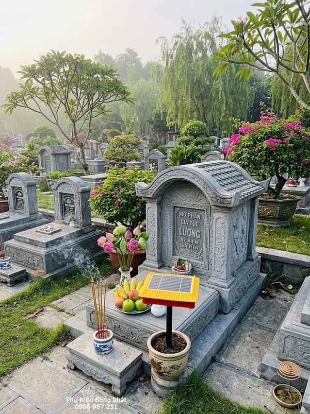 Máy Niệm Phật Mái Chùa Đặt Ở Mộ Phần Gia Tiên Máy Niệm Phật Mái Chùa Đặt Ở Mộ Phần Gia Tiên
