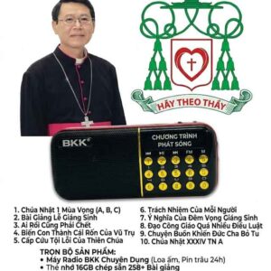 Máy nghe bài giảng Đức Cha Khảm