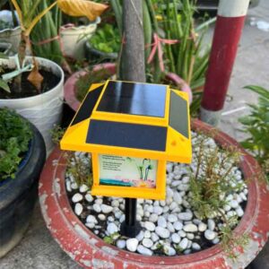 Máy Niệm Phật Hình Trụ Năng Lượng Mặt Trời CY201