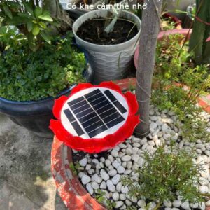 Máy Niệm Phật Hoa Sen Để Ngoài Trời