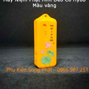 Máy Niệm Phật Mini Đeo Cổ Hy88 màu vàng