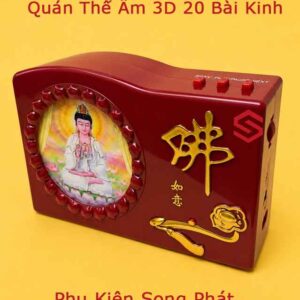 Máy Niệm Phật Để Bàn Thờ Quán Thế Âm Phát Sáng 7 Màu