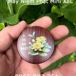 Máy Niệm Phật Mini Đeo Cổ X8L hình tròn