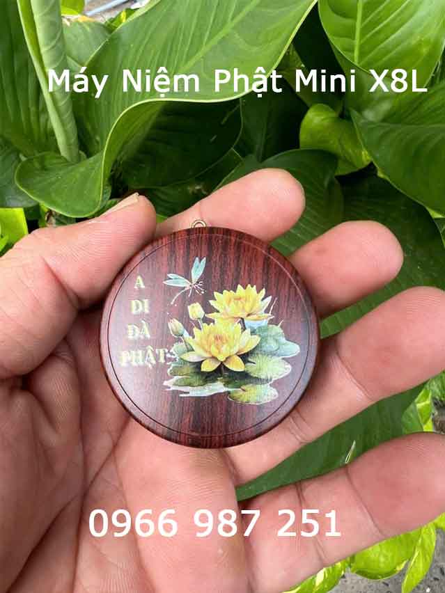 Máy Niệm Phật Mini Đeo Cổ X8L hình tròn Máy Niệm Phật Mini Đeo Cổ X8L hình tròn