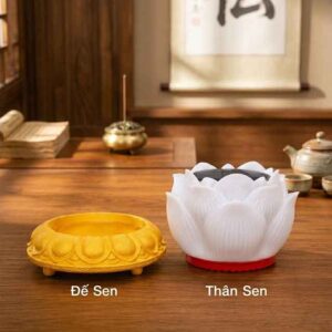 Đài Tụng Kinh Địa Tạng Hoa Sen Để Ngoài Mộ Cao Cấp