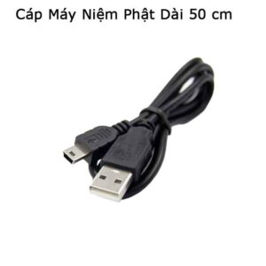 Cáp máy niệm Phật dài 50 Cm