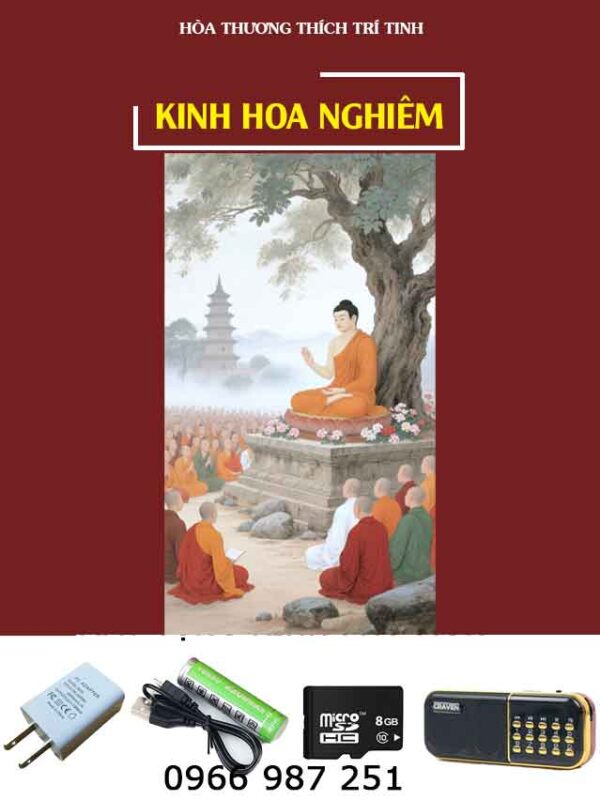 Máy Nghe Kinh Hoa Nghiêm