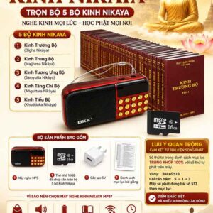 Máy Nghe Kinh Nikaya Trọn Bộ MP3