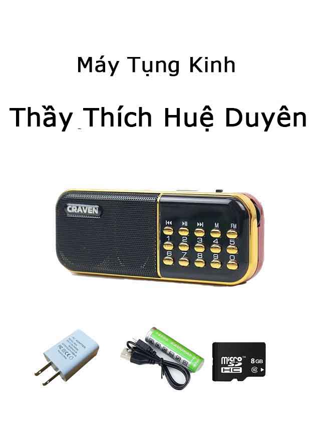 Máy Tụng Kinh Thầy Thích Huệ Duyên
