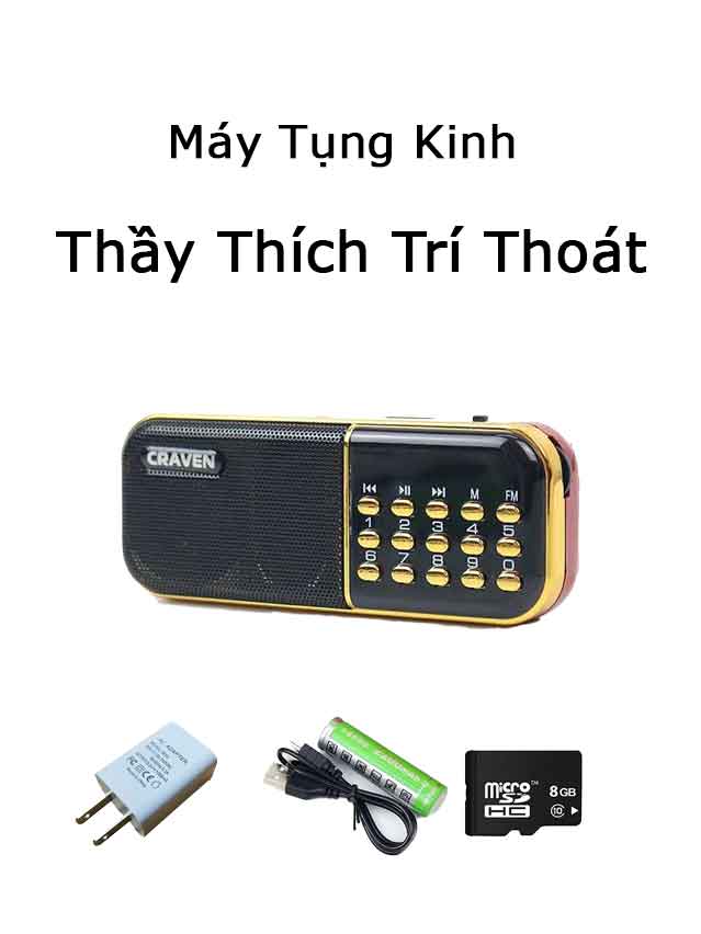 Máy Tụng Kinh Thầy Thích Trí Thoát