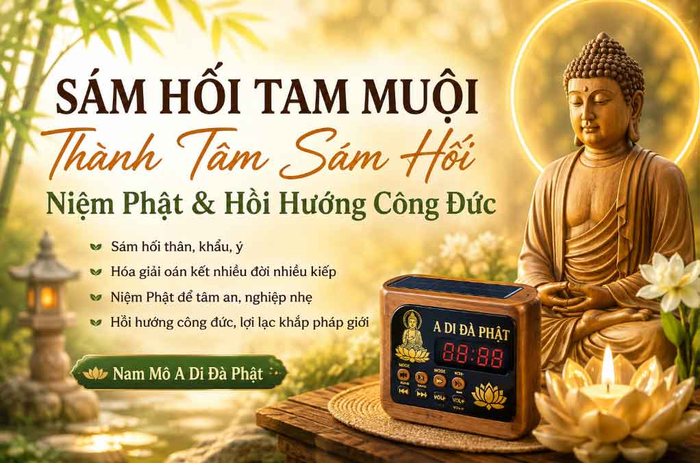 Sám Hối Và Niệm Phật